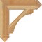 Ekena Millwork Legacy Arts & Crafts Rough Sawn Bracket, Western Red Cedar, 6"W x 28"D x 28"H BKT06X28X28LEC03RWR - alternate 3